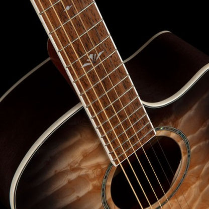 Cort GA-QF Grand Auditorium Cutaway Acoustic-Electric Guitar – Coral Blue Burst