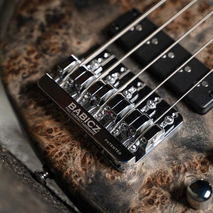 Cort GB Modern 5 5-String Bass Guitar – Open-Pore Charcoal Grey