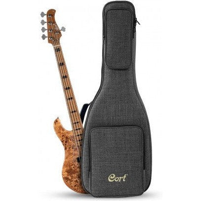 Cort GB Modern 5 5-String Bass Guitar – Open-Pore Charcoal Grey