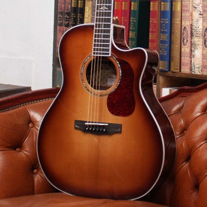 Cort Gold A8 Auditorium Cutaway Acoustic-Electric Guitar – Natural Gloss