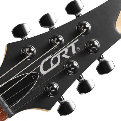 Cort KX300 Electric Guitar – Open-Pore Raw Burst