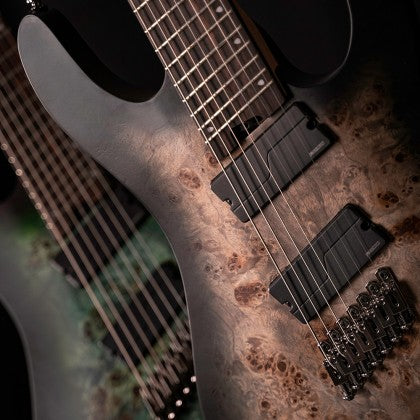 Cort KX507 Multi-Scale 7-String Electric Guitar – Stardust Green