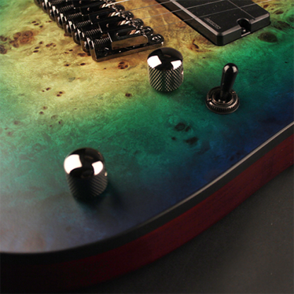 Cort KX508 Multi-Scale 8-String Electric Guitar – Marina Blue Burst