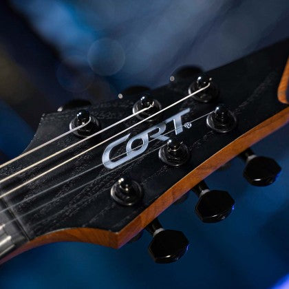 Cort KX700 EverTune Electric Guitar – Open-Pore Black