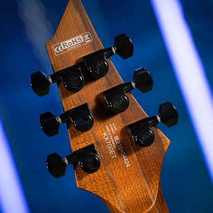 Cort KX700 EverTune Electric Guitar – Open-Pore Black