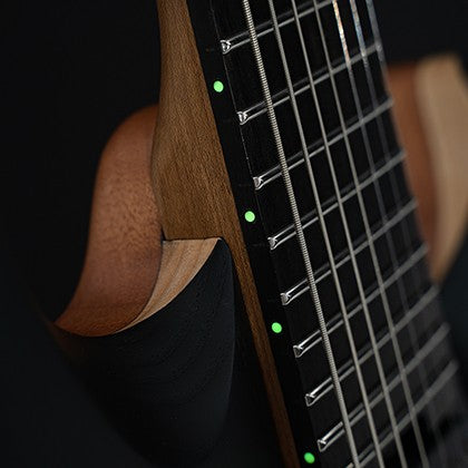 Cort KX707 EverTune 7-String Electric Guitar – Open-Pore Black