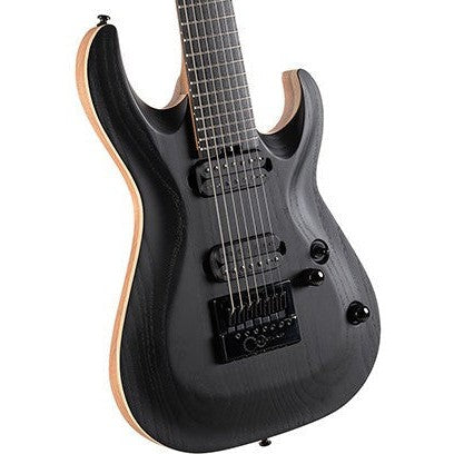 Cort KX707 EverTune 7-String Electric Guitar – Open-Pore Black