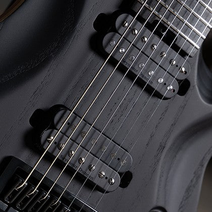 Cort KX707 EverTune 7-String Electric Guitar – Open-Pore Black