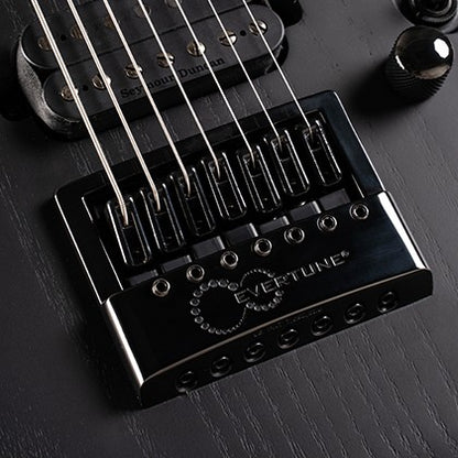 Cort KX707 EverTune 7-String Electric Guitar – Open-Pore Black