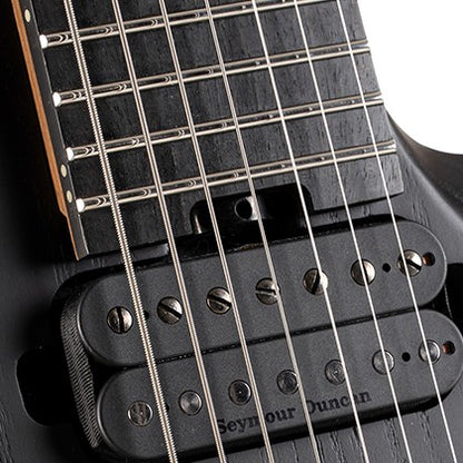 Cort KX707 EverTune 7-String Electric Guitar – Open-Pore Black
