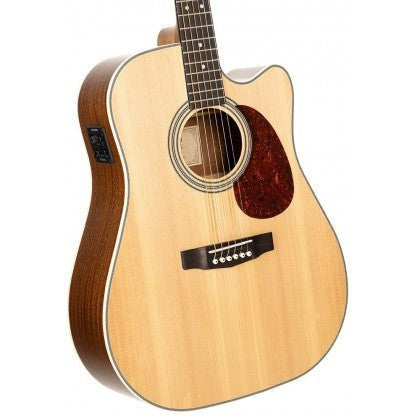 Cort MR600F Natural Satin Dreadnought Cutaway Acoustic Guitar