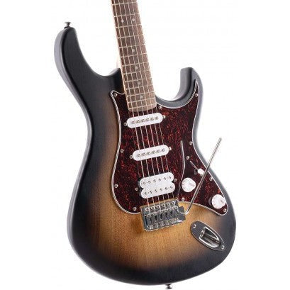 Cort G110 Electric Guitar – Open-Pore Black (Left-Handed)