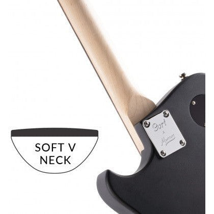 Cort MBM-2 P90 Matthew Bellamy Signature Electric Guitar – Black Satin