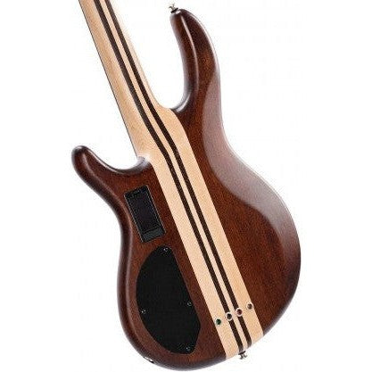 Cort A5 Plus FMMH 5-String Bass Guitar – Open-Pore Black Cherry