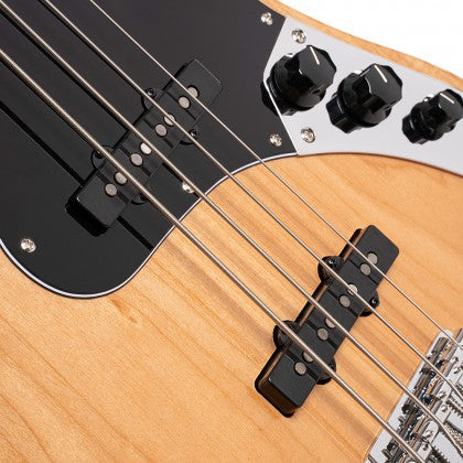 Cort GB64JJ 4-String Bass Guitar – Natural