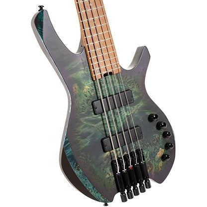 Cort Artisan Space 5 5-String Bass Guitar – Stardust Black