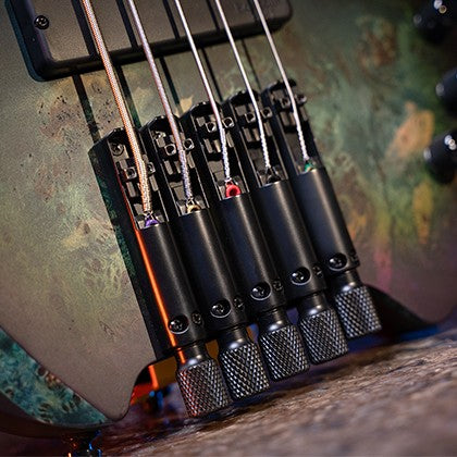 Cort Artisan Space 5 5-String Bass Guitar – Stardust Black