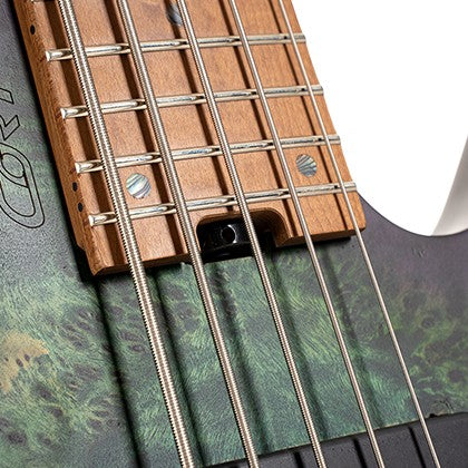 Cort Artisan Space 5 5-String Bass Guitar – Stardust Green