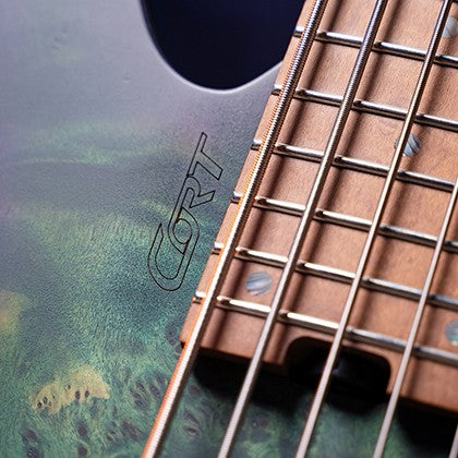 Cort Artisan Space 5 5-String Bass Guitar – Stardust Black