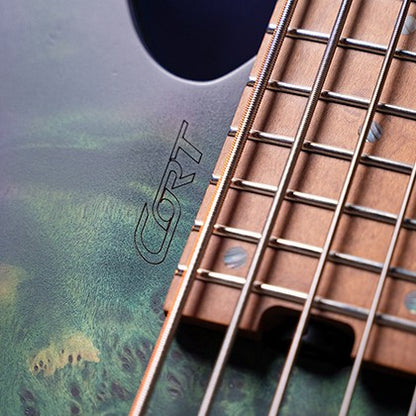 Cort Artisan Space 5 5-String Bass Guitar – Stardust Green