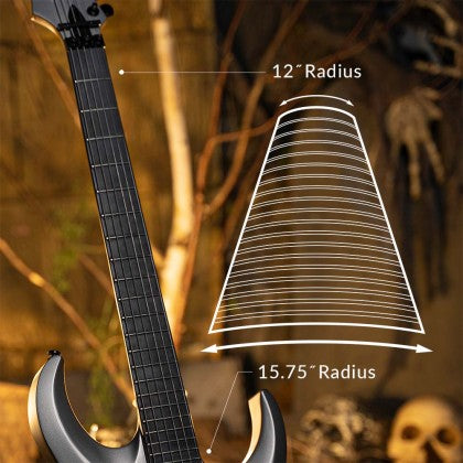Cort X500 Menace Electric Guitar – Grey Satin