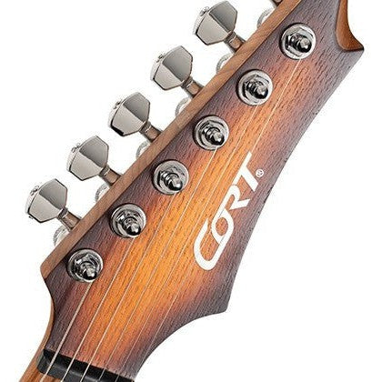 Cort X700 Triality Electric Guitar – Open-Pore Black Burst