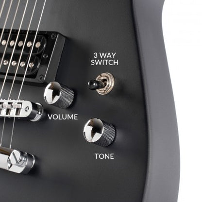 Cort MBM-2 P90 Matthew Bellamy Signature Electric Guitar – Black Satin