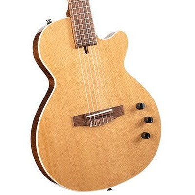 Cort Sunset Nylectric II Chambered Electro-Classical Guitar – Black