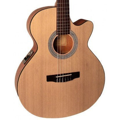 Cort CEC1 OP SLIM CLASSIC Open Pore Natural Classical Cutaway Acoustic Guitar