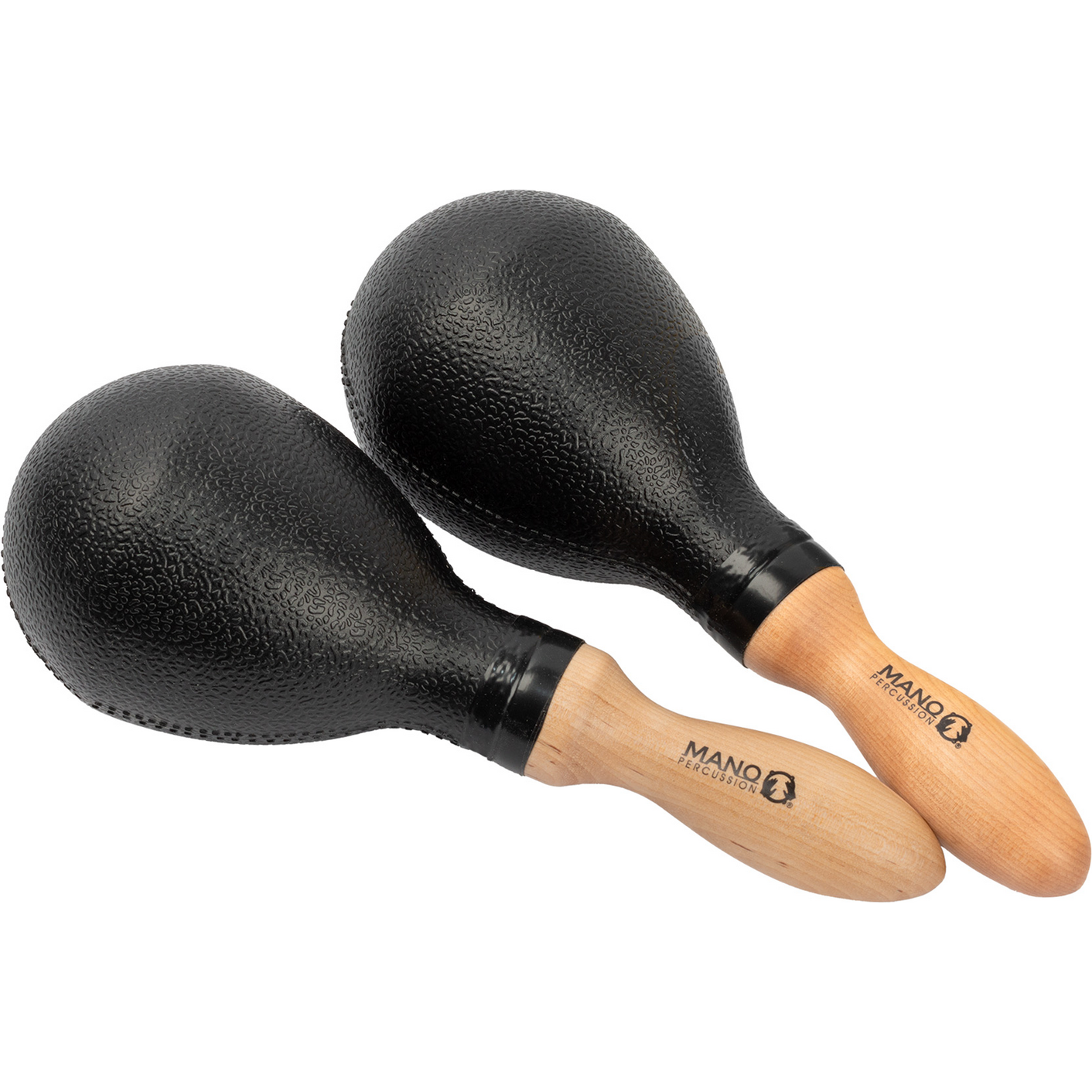 Mano Percussion UE110B Black Plastic Maracas Pair