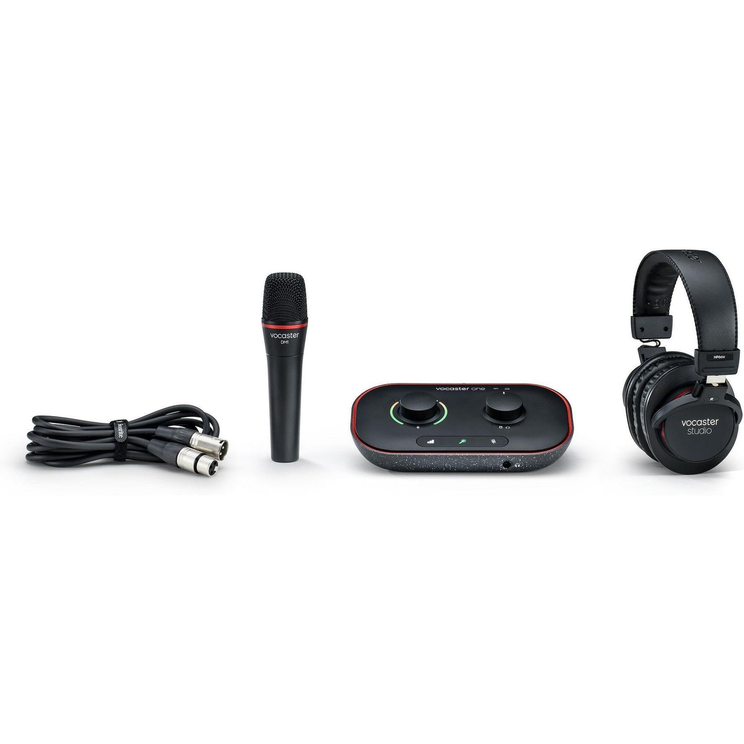 Focusrite Vocaster One Studio Podcasting Package