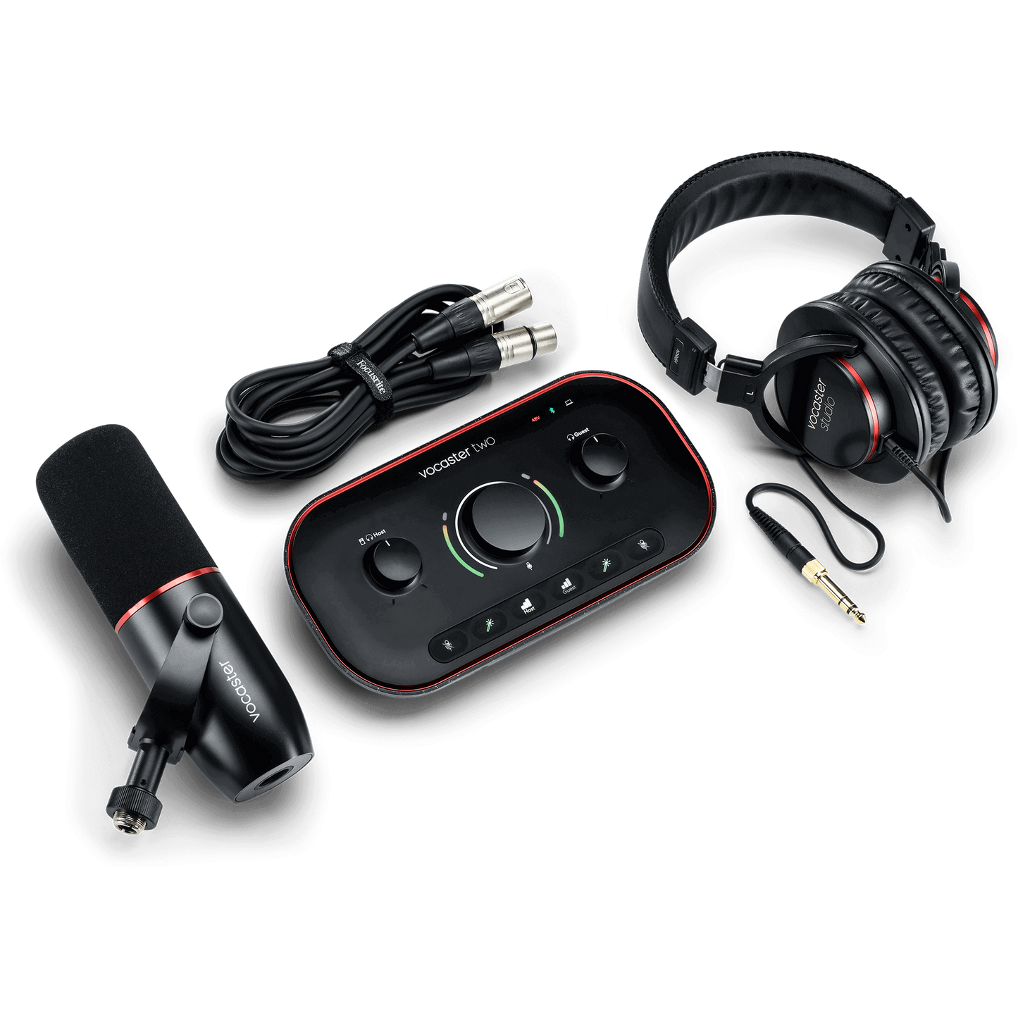 Focusrite Vocaster Two Studio Podcasting Package