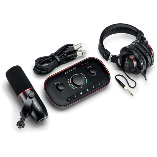 Focusrite Vocaster Two Studio Podcasting Package