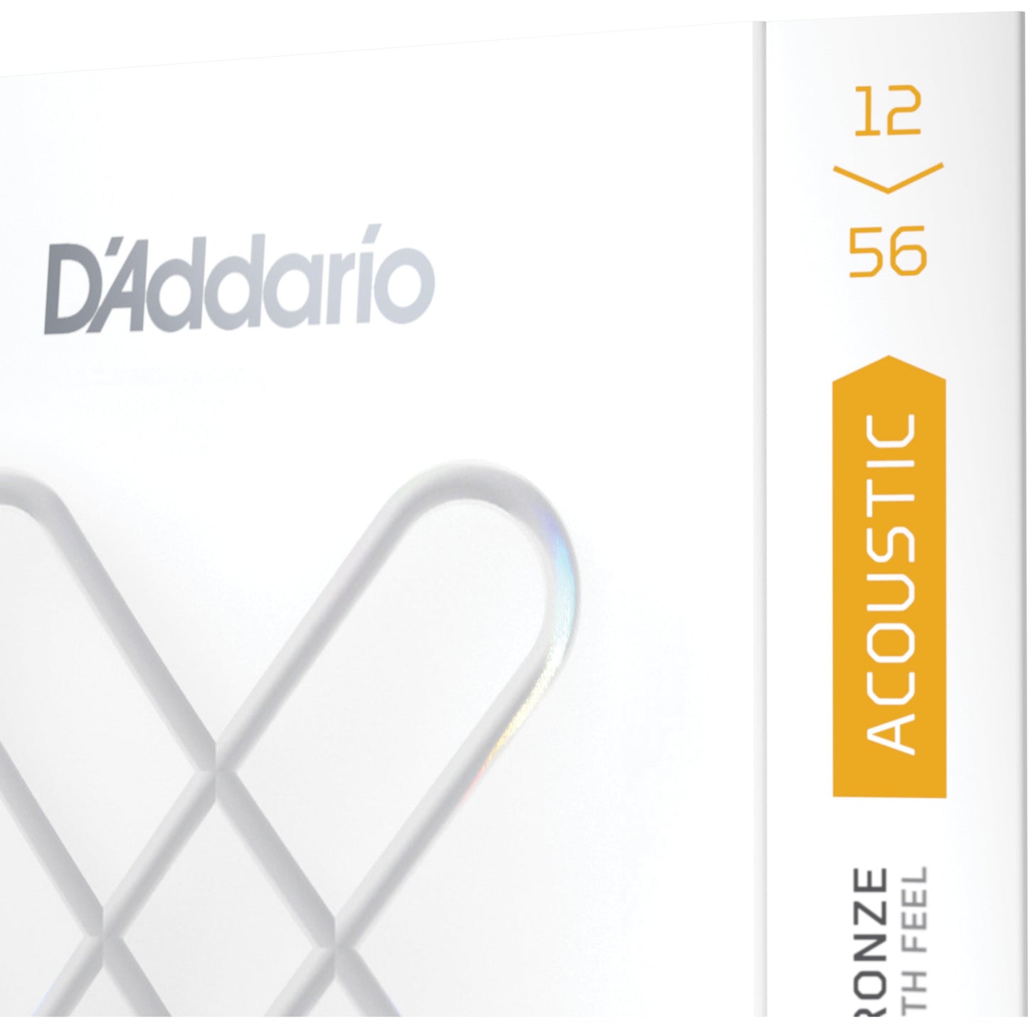 D'Addario 12-56 Light Top/Medium Bottom, XS 80/20 Bronze Coated Acoustic Guitar Strings