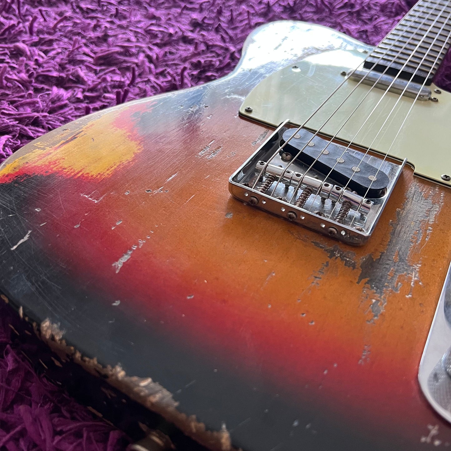 Custom Shop Style Heavy Relic Telecaster Guitar