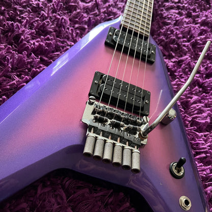 1984 Greco Japan GTV-60 TUSK Flying V Purple Burst