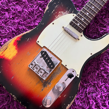 Custom Shop Style Heavy Relic Telecaster Guitar