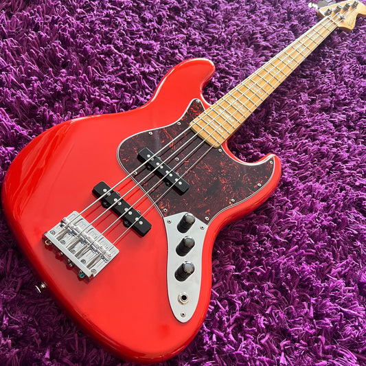 1997-98 Edwards Japan (by ESP) E-JB-85 '70s Reissue Jazz Bass (Fiesta Red)