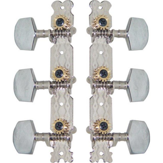 DR Parts 3-A-Side Acoustic Guitar Machine Heads Steel String