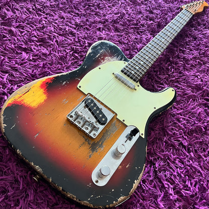 Custom Shop Style Heavy Relic Telecaster Guitar