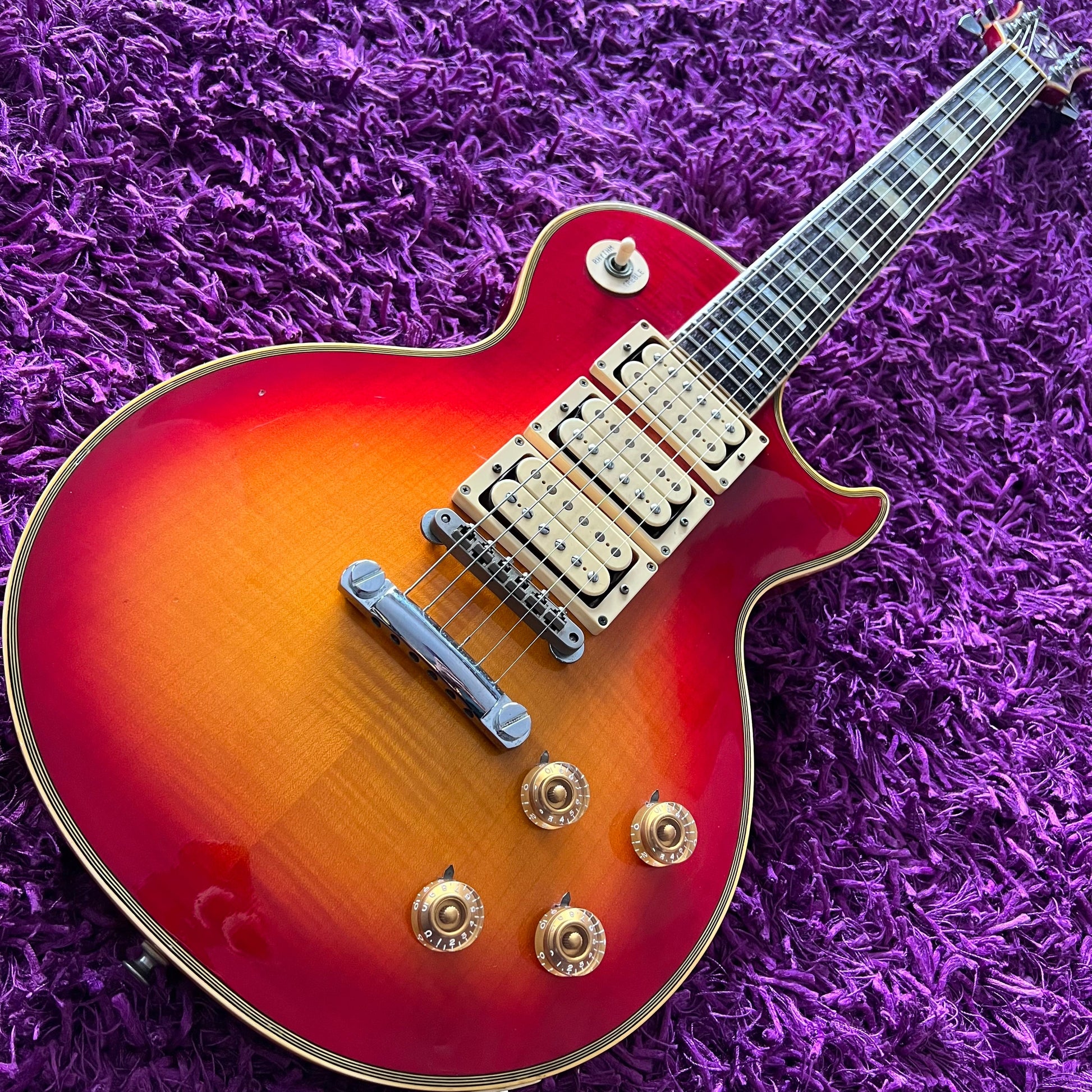 1987 Greco EG-600 Ace Frehley Triple Humbucker Les Paul – Deep