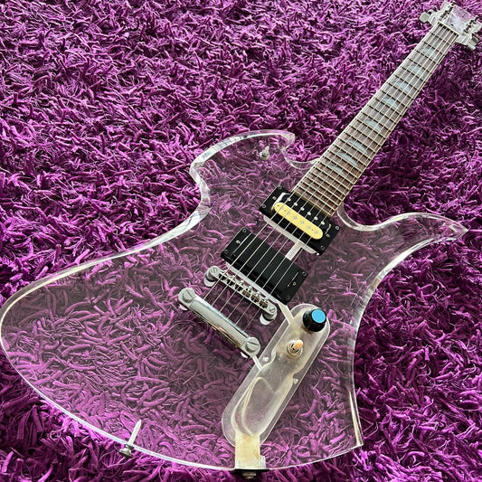 Barclay Acrylic Mockingbird Transparent Guitar