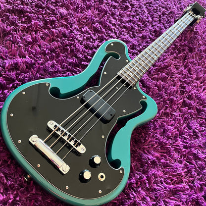 Bacchus Scroll Bass BEB-1 Teal Green Ampeg Copy