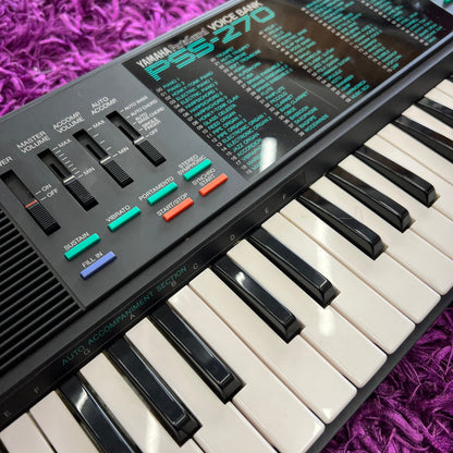 Yamaha PSS-270 PortaSound 80s FM Synthesizer Keyboard