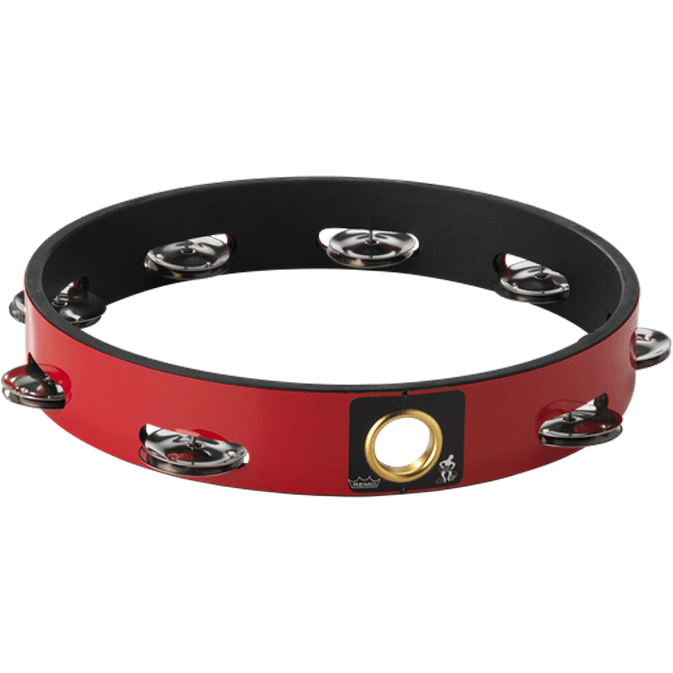 Remo TA-6110-52 10 Inch Tambourine 8 Jingles Red