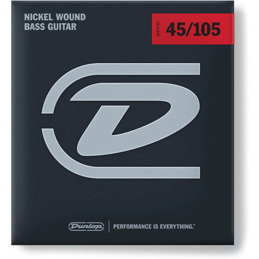 Dunlop DBN45105 Nickel Wound Bass Strings 45-105