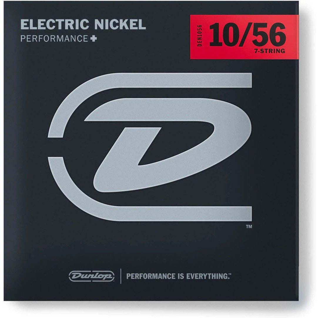 Dunlop DEN1056 Nickel Wound Electric Guitar Strings 10-56 7 String