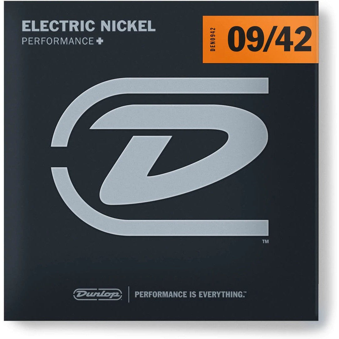 Dunlop DEN942 Nickel Wound Electric Guitar Strings 09-42