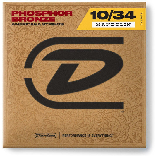 Dunlop DMP10 Phosphor Bronze Mandolin Strings 10-34 8 String