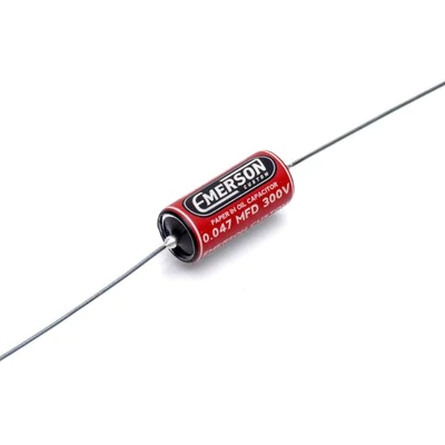 Emerson Custom 0.047uF Paper In Oil Tone Cap Red